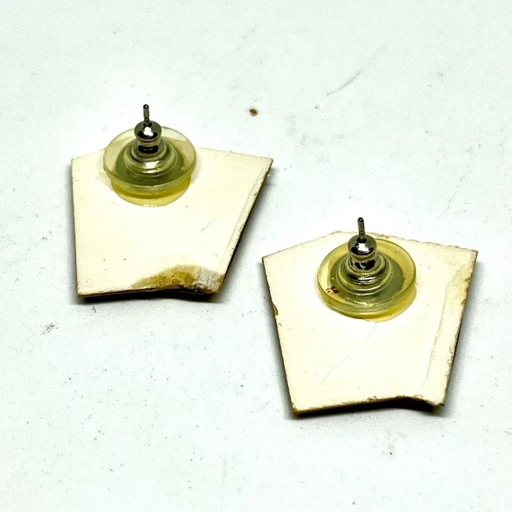 Vintage Handmade Playing Cards Earrings